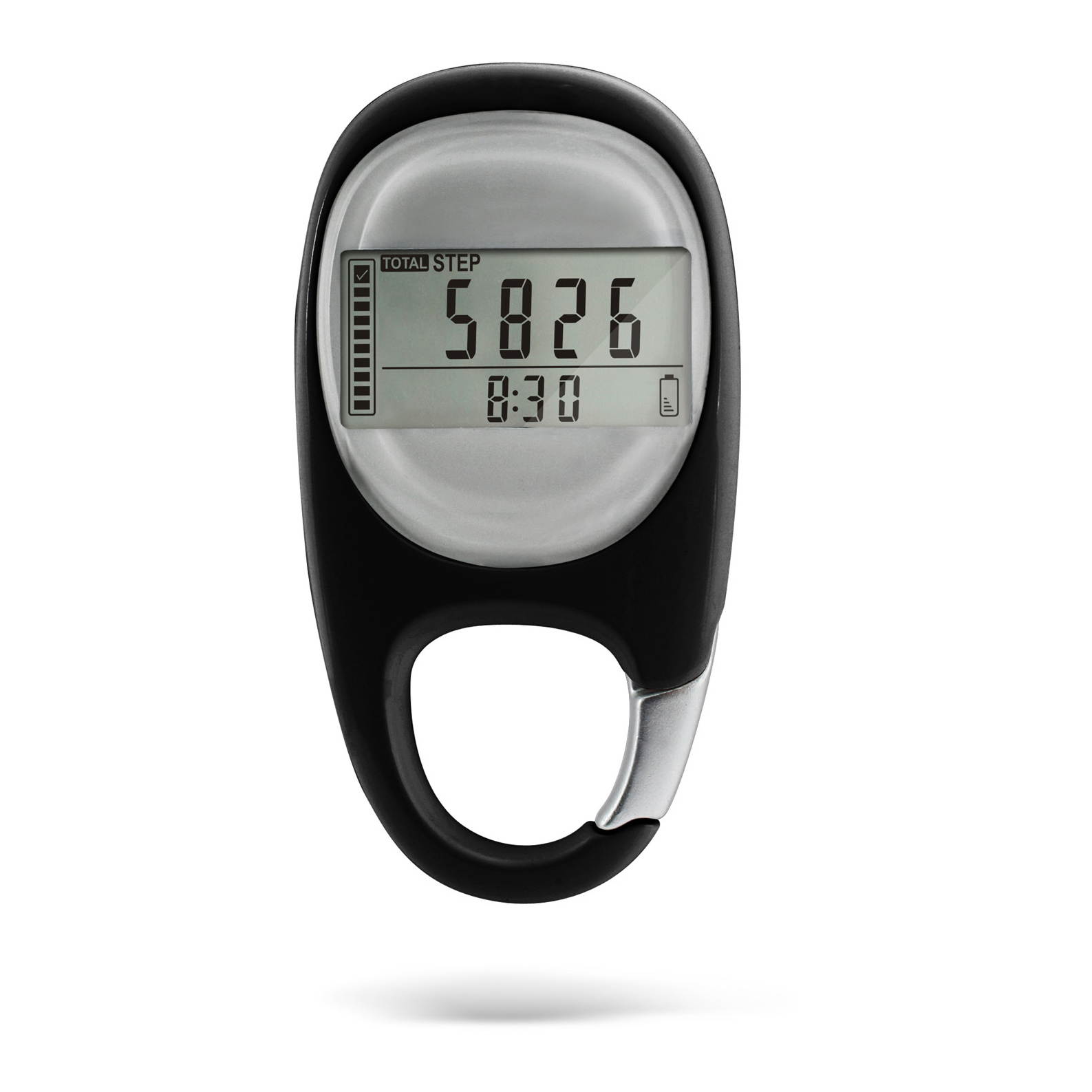 WBTY 3D Digital Pedometer Simple 3D Digital Pedometer Portable Walking